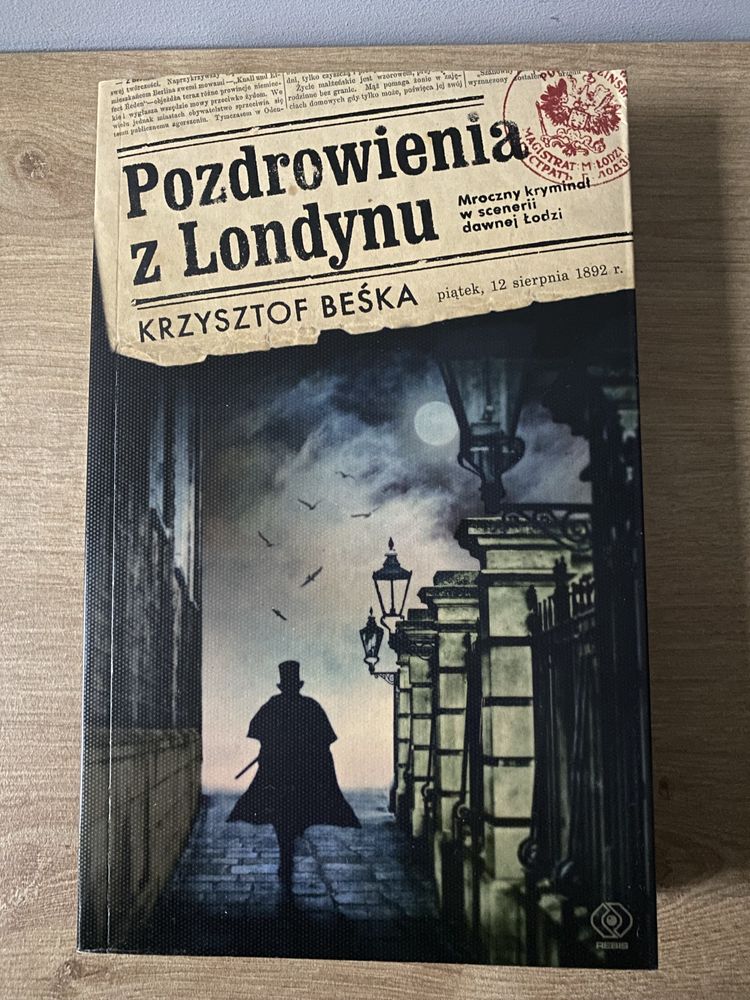 Pozdrowienia z londynu Krzysztof Beśka  kryminał, sensacja, thriller