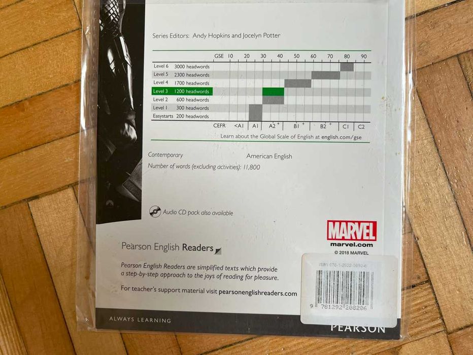 THOR Marvel Pearson English Readers Level 3 mp3 audio CD