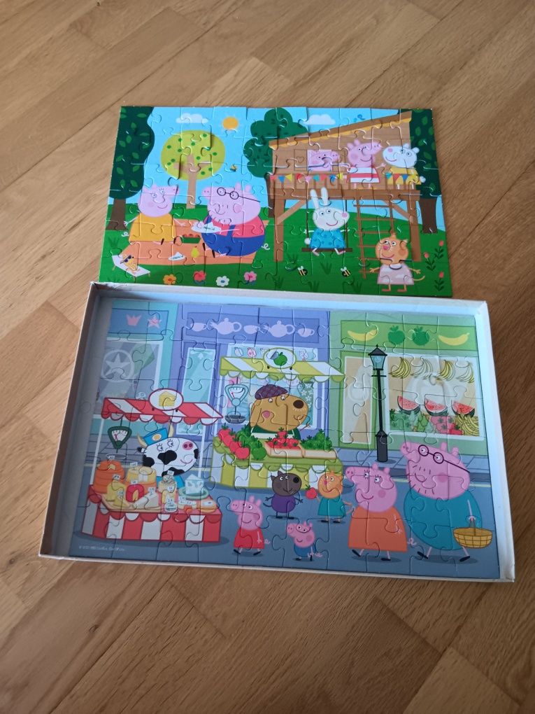 Conjunto 2 Puzzles Peppa Pig