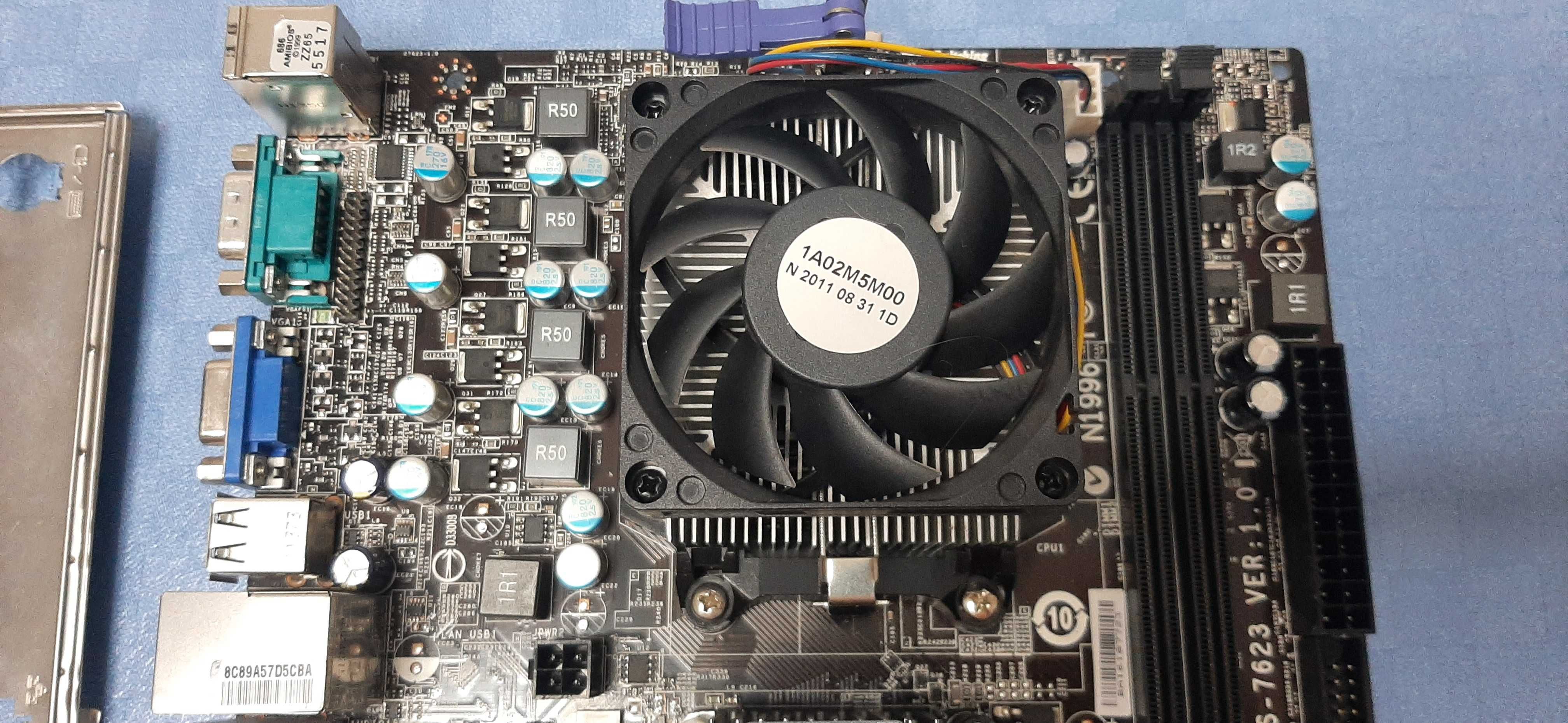 Материнская плата Socket AM3 MSI 760GM-P33 MS-7623 DDR3 PCI-Ex16 +