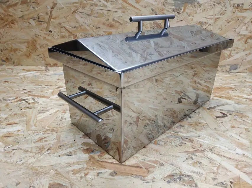 ВЕЛИКА 52*28*31 з нержавійки з гідрозатвором Коптильня,  коптилка