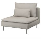 Fridtuna jasnobeżowy pokrycie sekcji pojedynczej sofa soderhamnn ikea