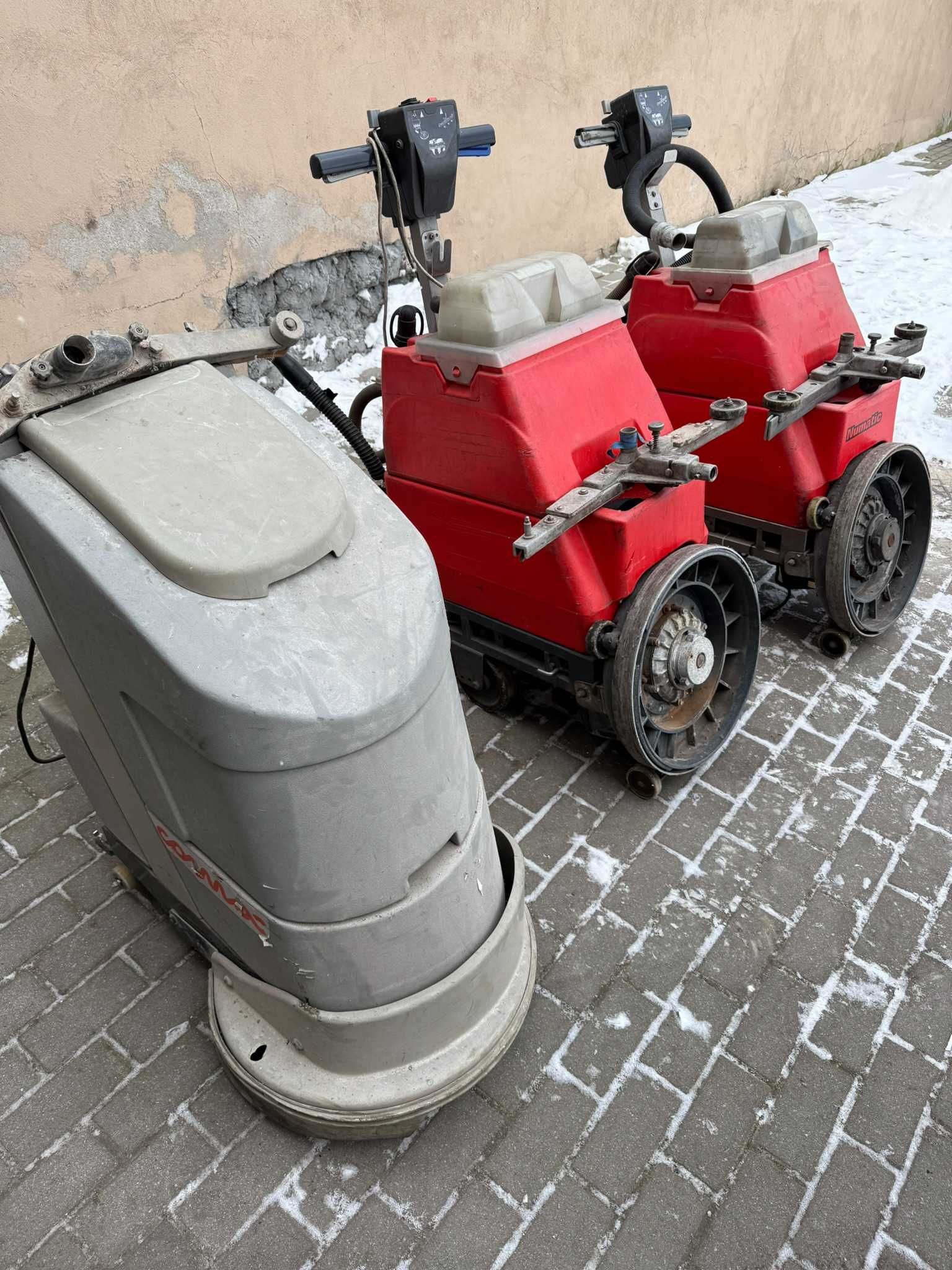 3 x automat, maszyna sprzątająca NUMATIC KANIA COMAC  *USZKODZONE*