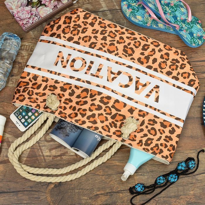 Duża torba plażowa torebka summer na lato pojemna