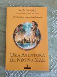 Livro "Uma aventura de Nim no Mar" - NOVO