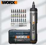 Отвертка аккумуляторная Worx 242 с насадками в кейсе 3 вида