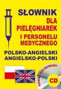 Słownik dla pielęgniarek pol - angielski ang - pl + CD - Praca zbioro