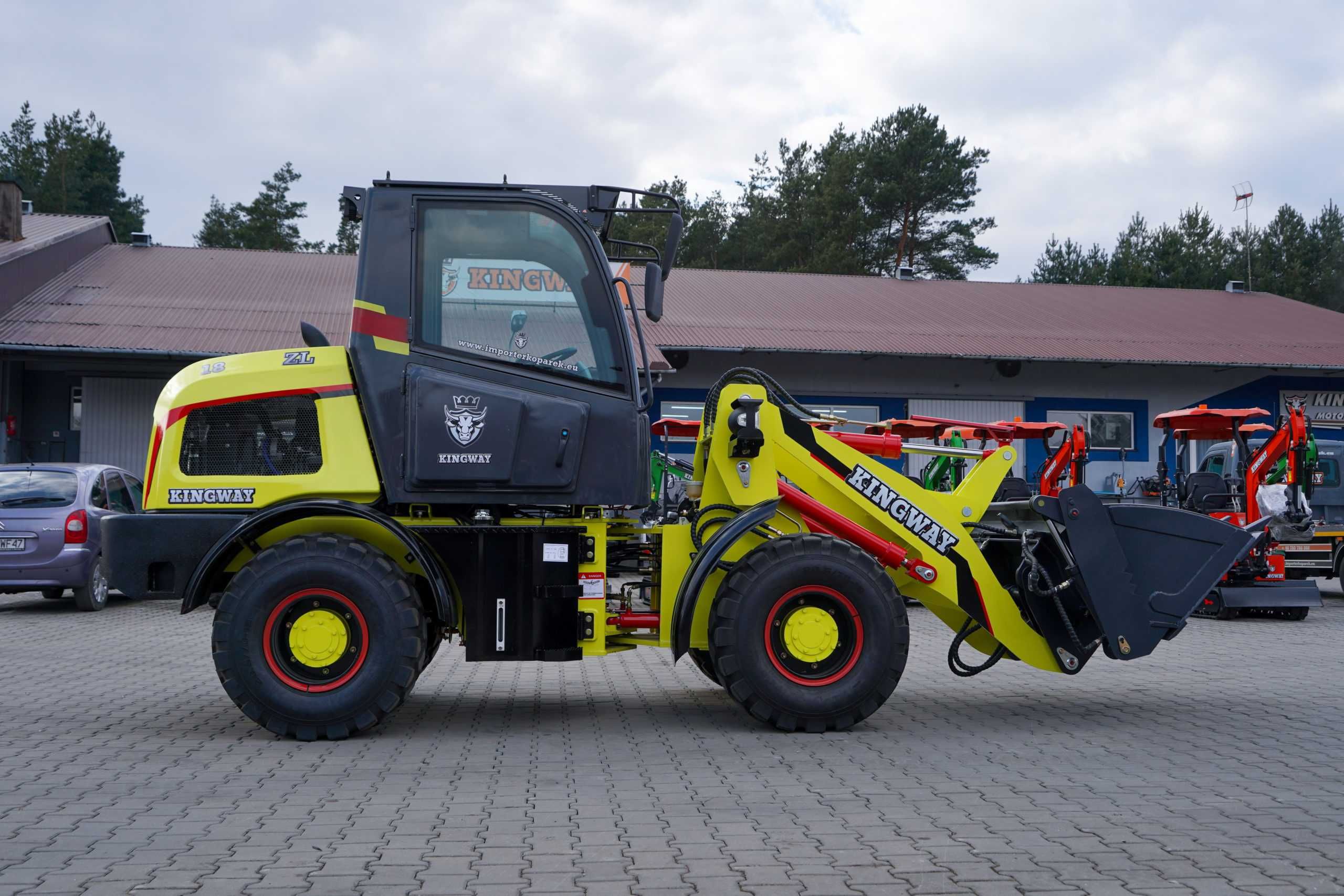 Kingway ZL918 NEON ładowarka kołowa o udźwigu 1800 kg raty leasing