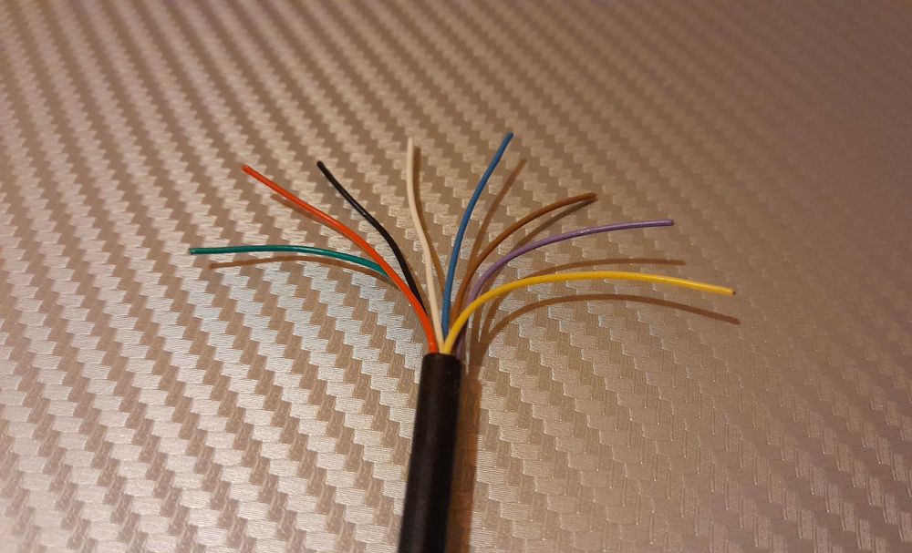 Kabel, przewód domofonowy ziemny żelowany XSTDYz8 SATEC, 8x0.5mm2
