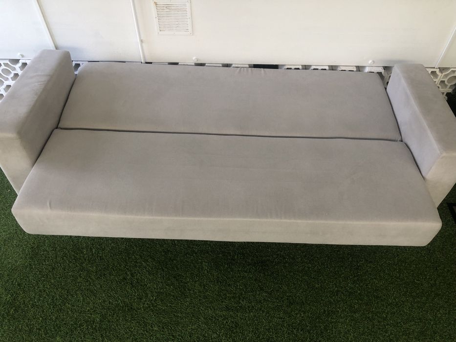Vendo sofa  cinza clarinho