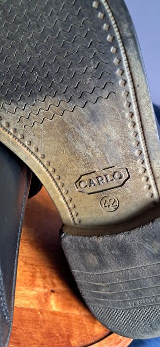 Męskie, skórzane buty/ mokasyny firmy Carlo.