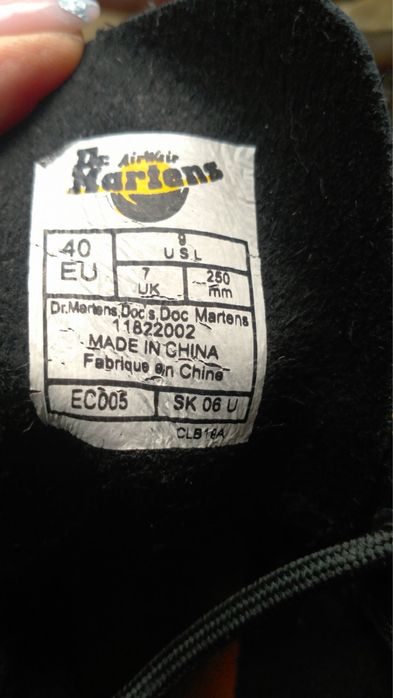 Нові оригінальні чобітки dr. martens Оригінал