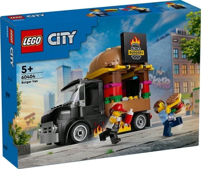 Конструктор LEGO City Вантажівка з гамбургерами (60404) лего