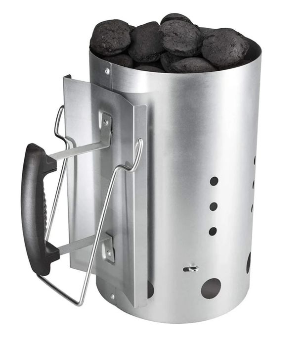 Barbecue Carvão Weber Novo+ Capa+Chamine Acendedor