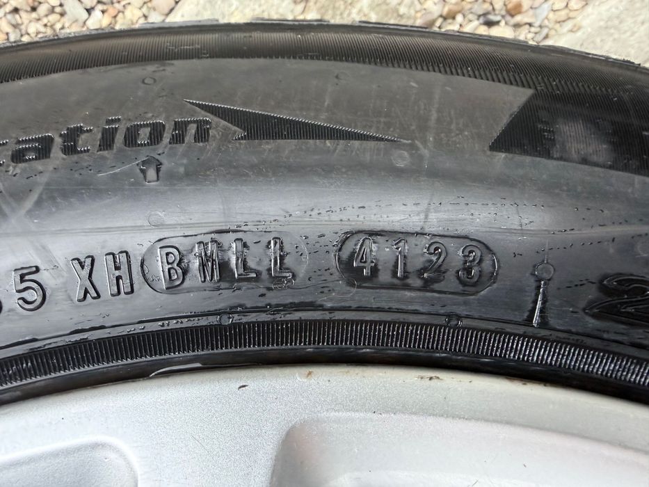 Koła zimowe 5x112 R16 Audi 7,5J ET45 66,6 stan DB 205/60 Nexen 2023 r.