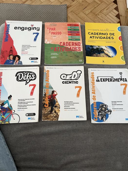 Cadernos de atividades 7ano