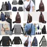 Bolsas masculinas de ombro e peito. Modelos diversos. Novas.
