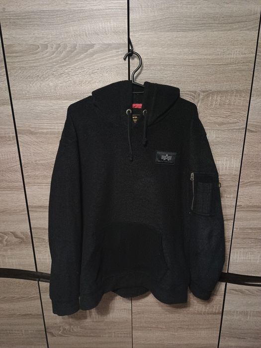 Плюшевий теплий худак alpha industries ХХЛ