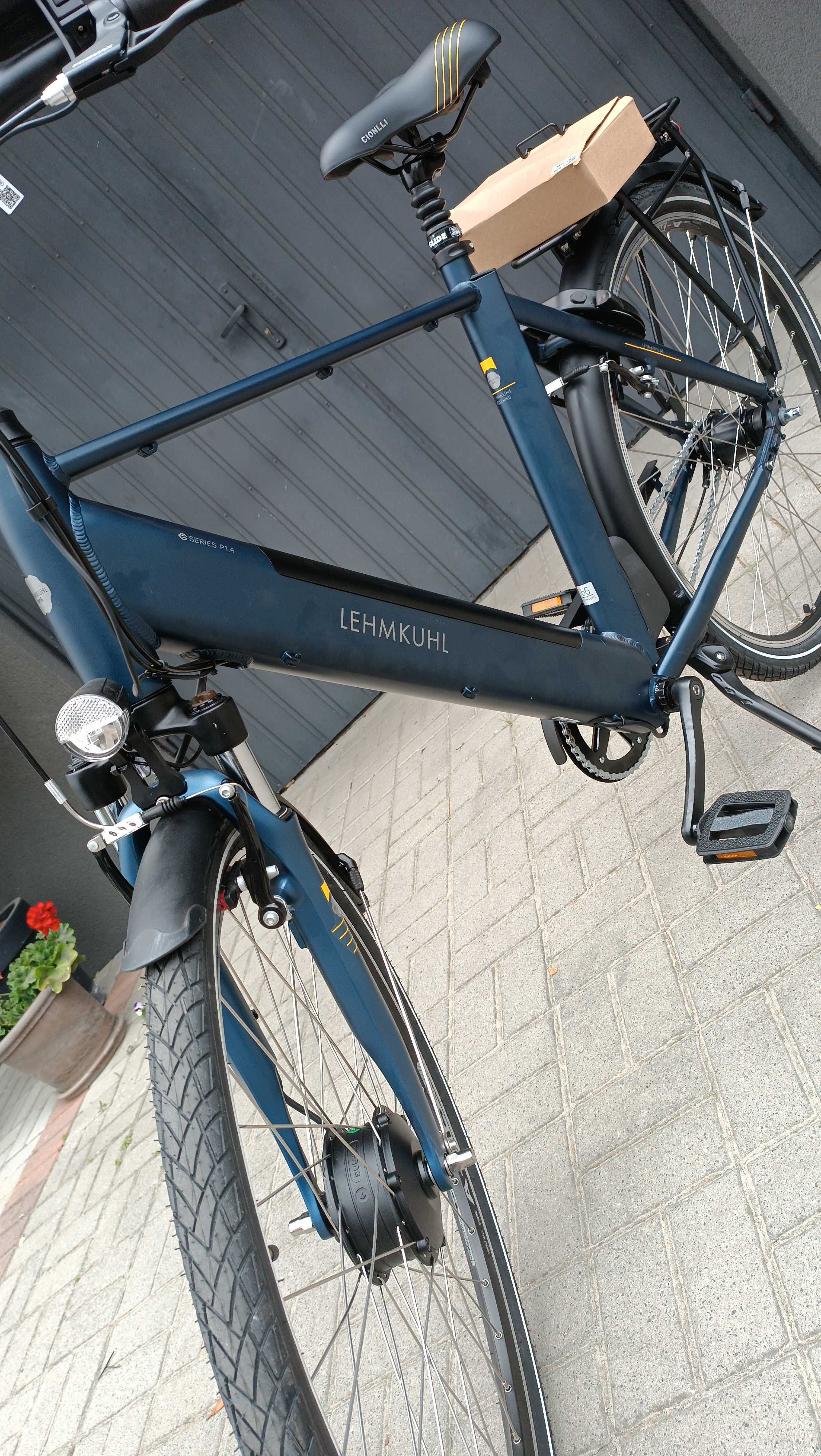 Nowy LEHMKUHL rower elektryczny ze wspomaganiem BAFANG bateria 650 wh