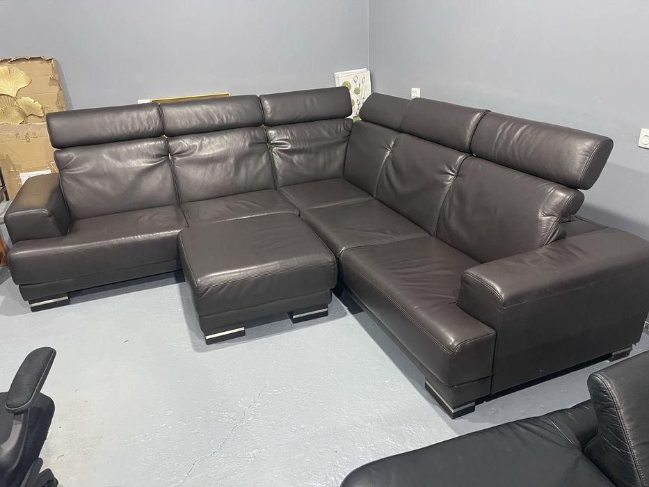 Диван угловой  (натуральная кожа)