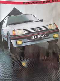 Peugeot 205 gti e Peugeot 205 rally publicação