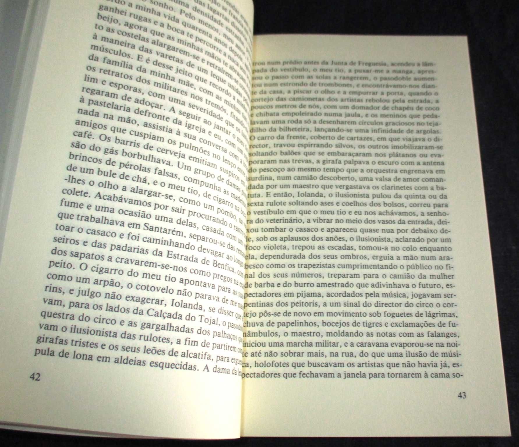 Livro A Ordem Natural das Coisas Lobo Antunes 1ª edição