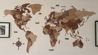 Mapa mundo MADEIRA 3D multicolor