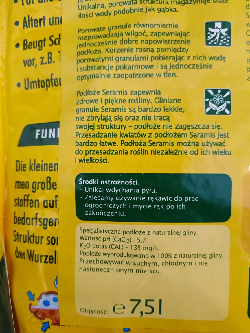 Seramis do roślin doniczkowych domowych 7,5l