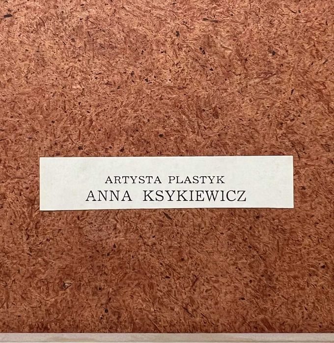 Anna Ksykiewicz praca na papierze (sztuka współczesna)
