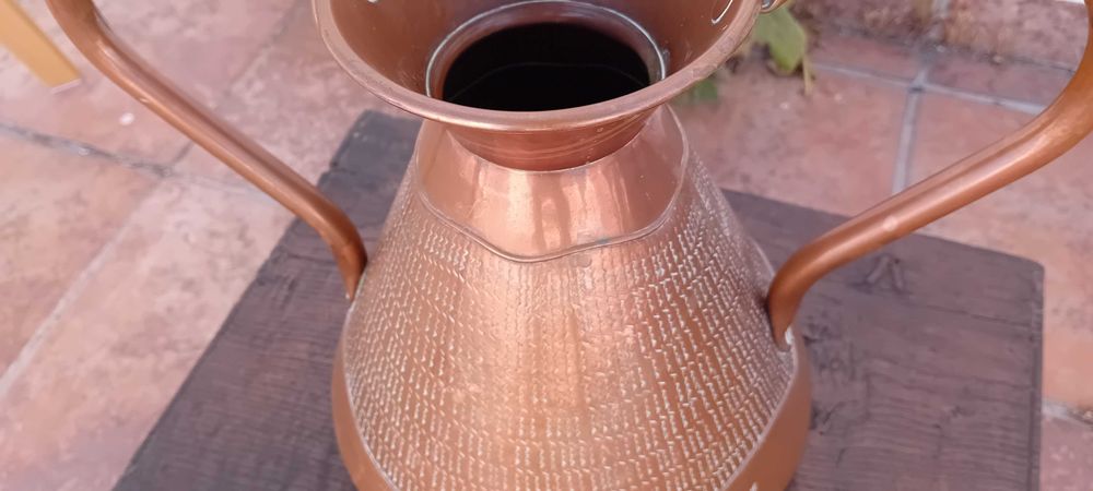 Vintage Peça de cobre artesanal  design francês de Jean Goarder!