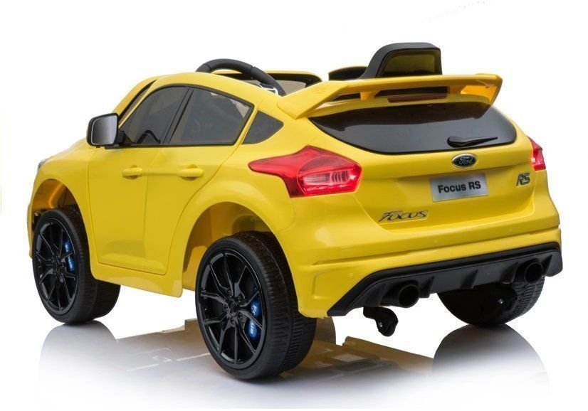 Autko na akumulator dla dziecka Ford Focus RS Żółte