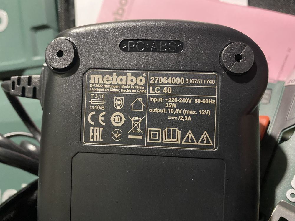 Шуруповерт акумуляторний Metabo PowerMaxx BS 1 акб 600079500