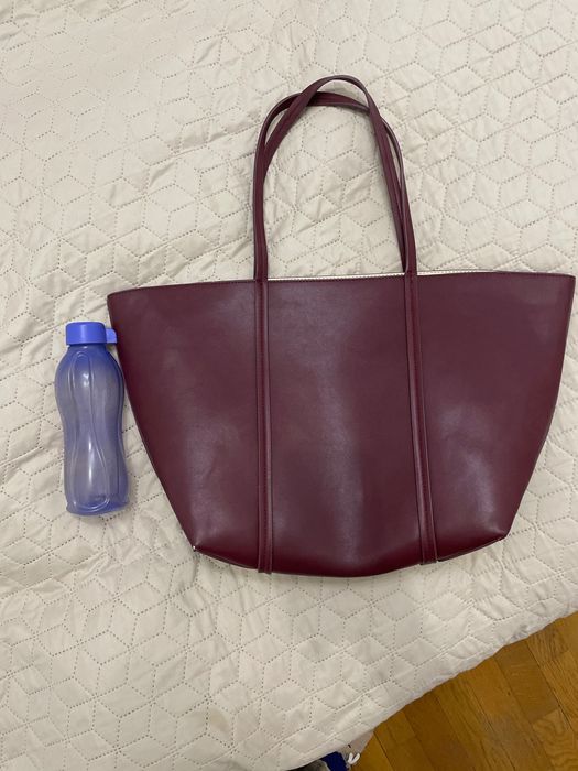 Сумка шкіряна двостороння