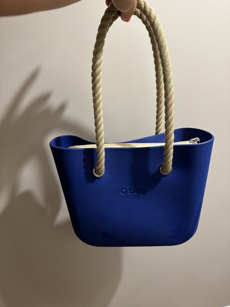 O Bag mini blue liny