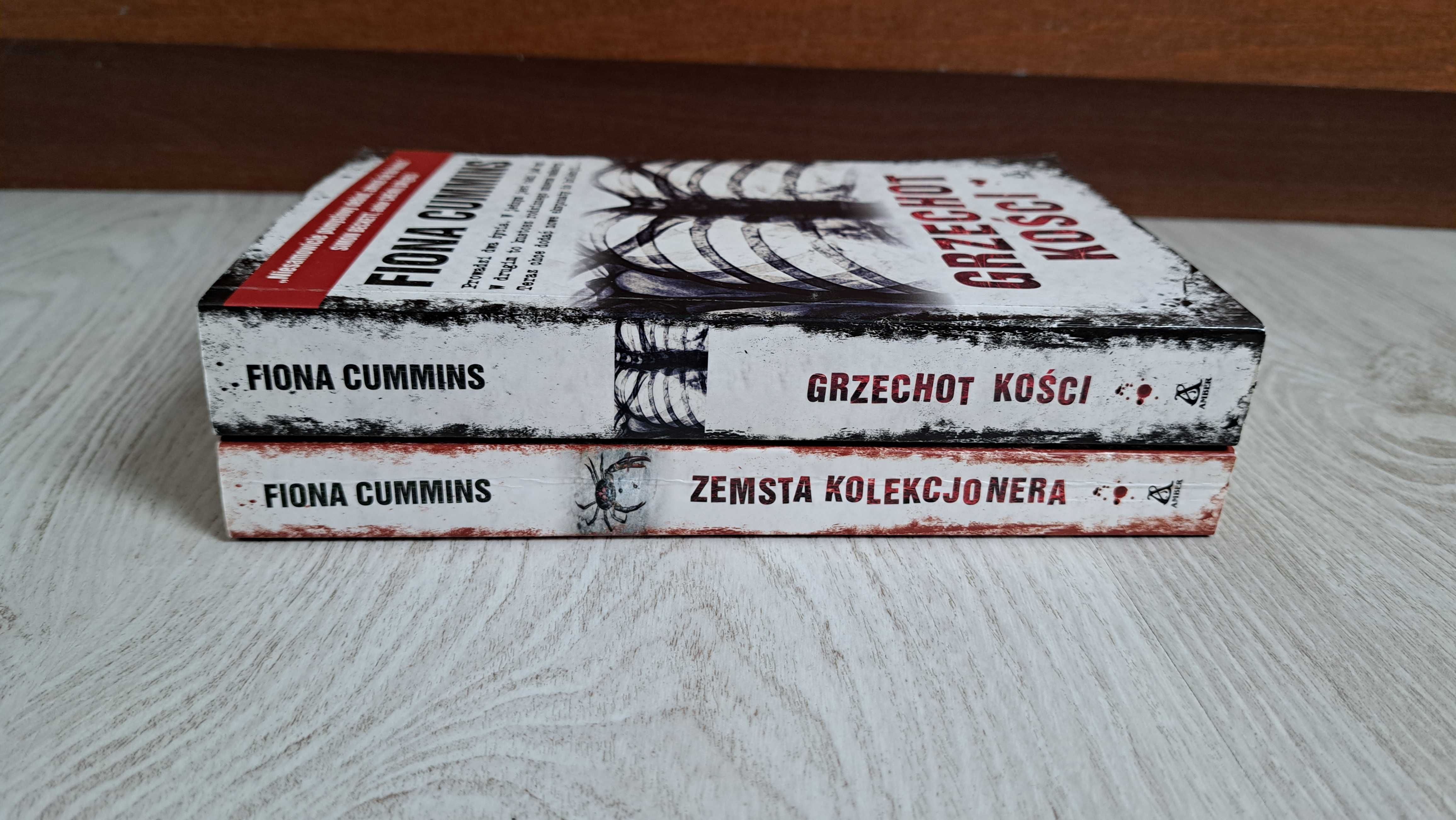2x Fiona Cummins Zemsta kolekcjonera + Grzechot kości   BDB