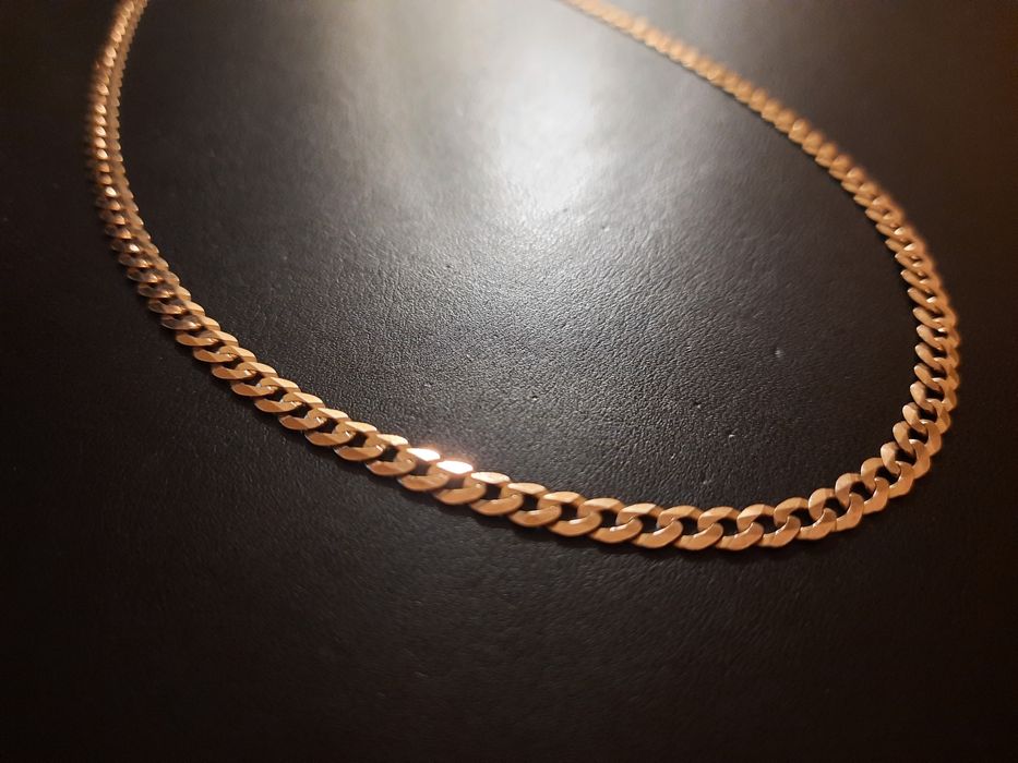 Złoty łańcuszek 375 ZŁOTY łańcuch 50cm HIT!!!