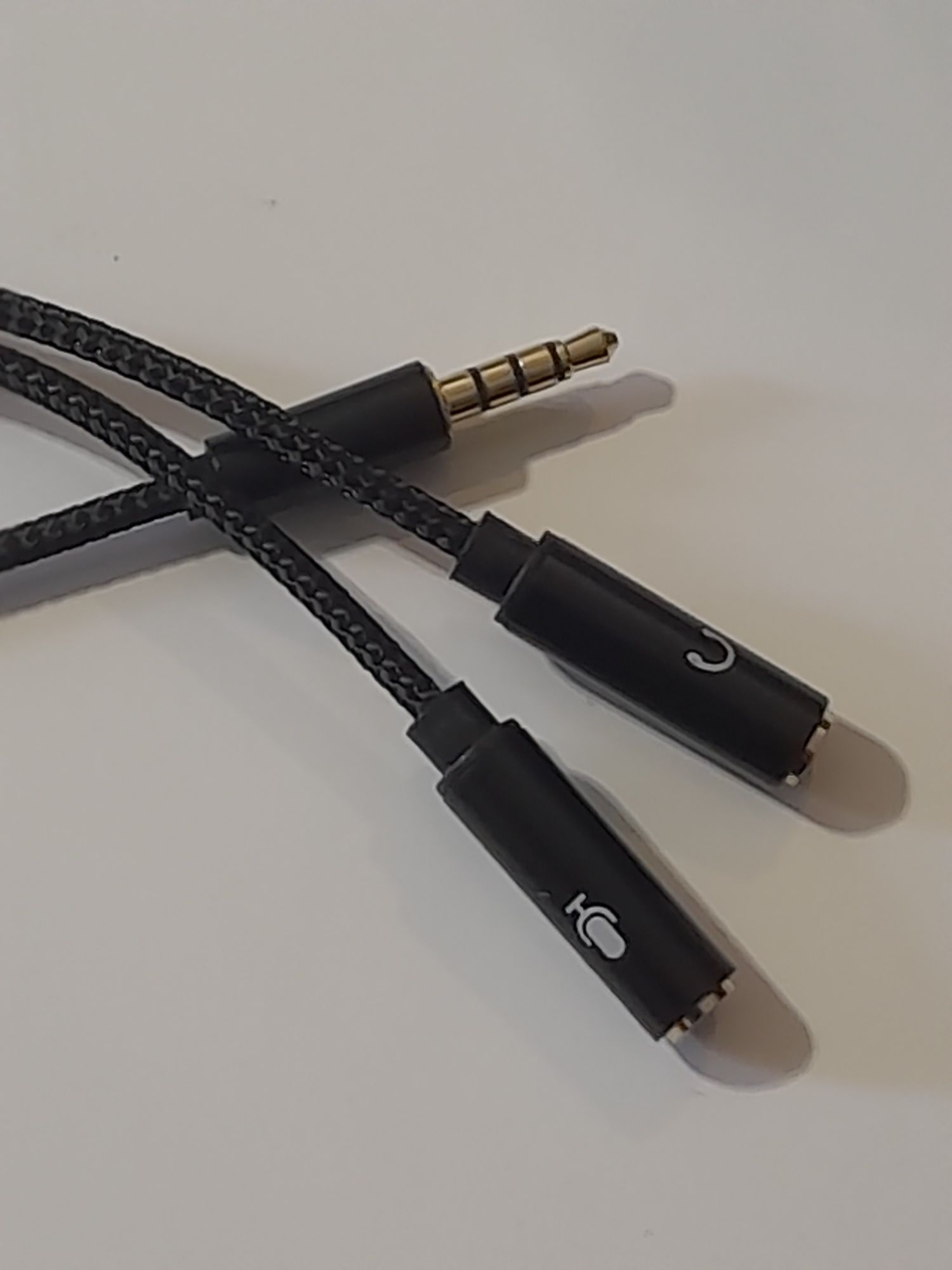 Кабель Разветвитель переходник для наушника и микрофона jack 3.5mm
