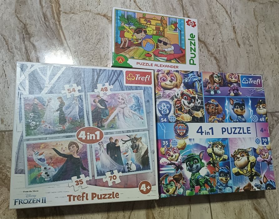 Zestaw Puzzli 4+