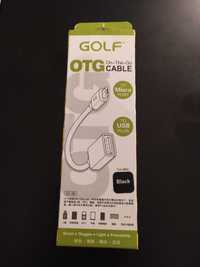 Кабель для планшетов, телефонов, GOLF GC-06 OTG cable micro USB-USB