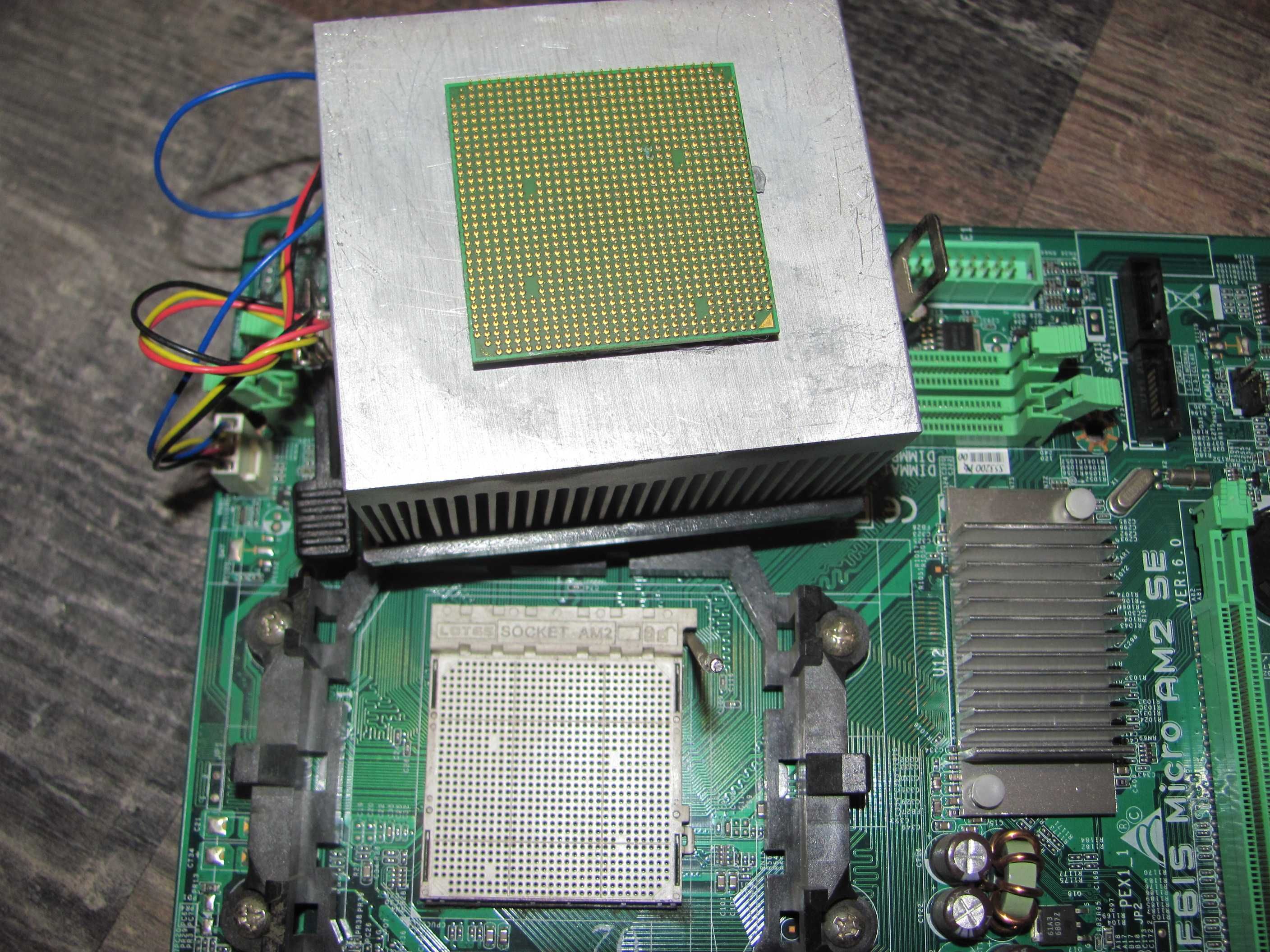 Материнська плата Biostar NF61S AM2 SE + процесор athlon 64 x2 6000+
