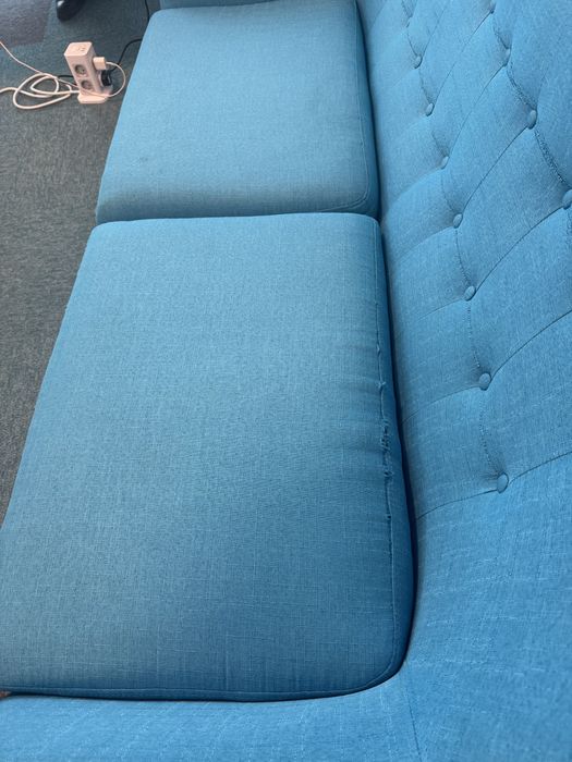 Sofá e Cadeirão azul