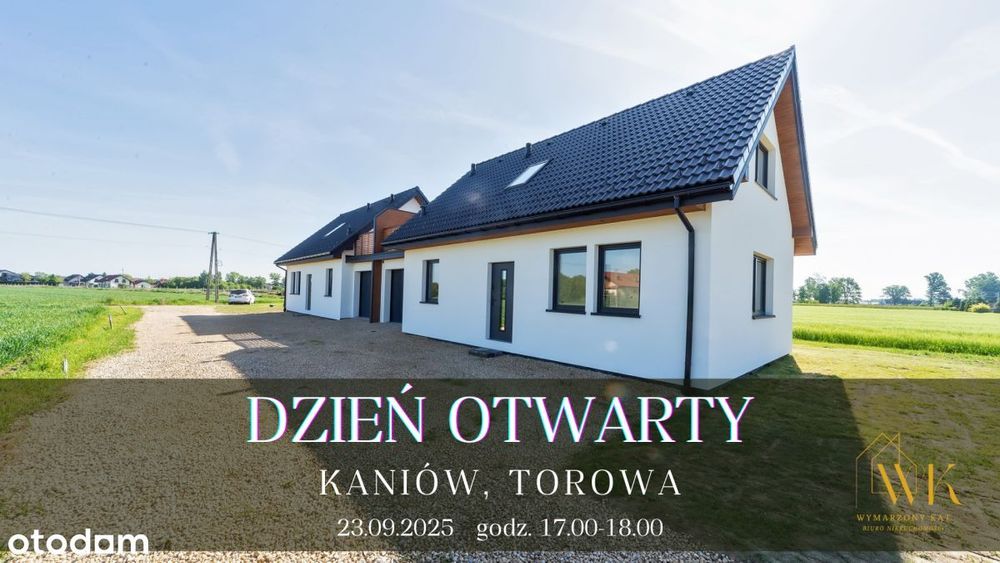 Nowoczesny i Funkcjonalny Dom,Taras,Ogród, Kaniów!