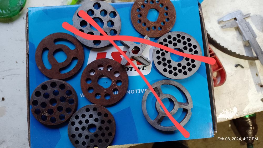 Сітки до м'ясорубки