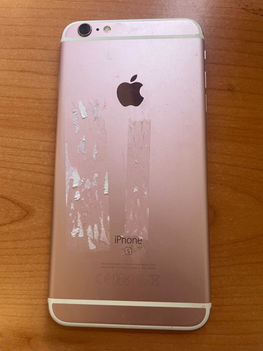 Apple iPhone 6s rosa dourado avariado (não liga)