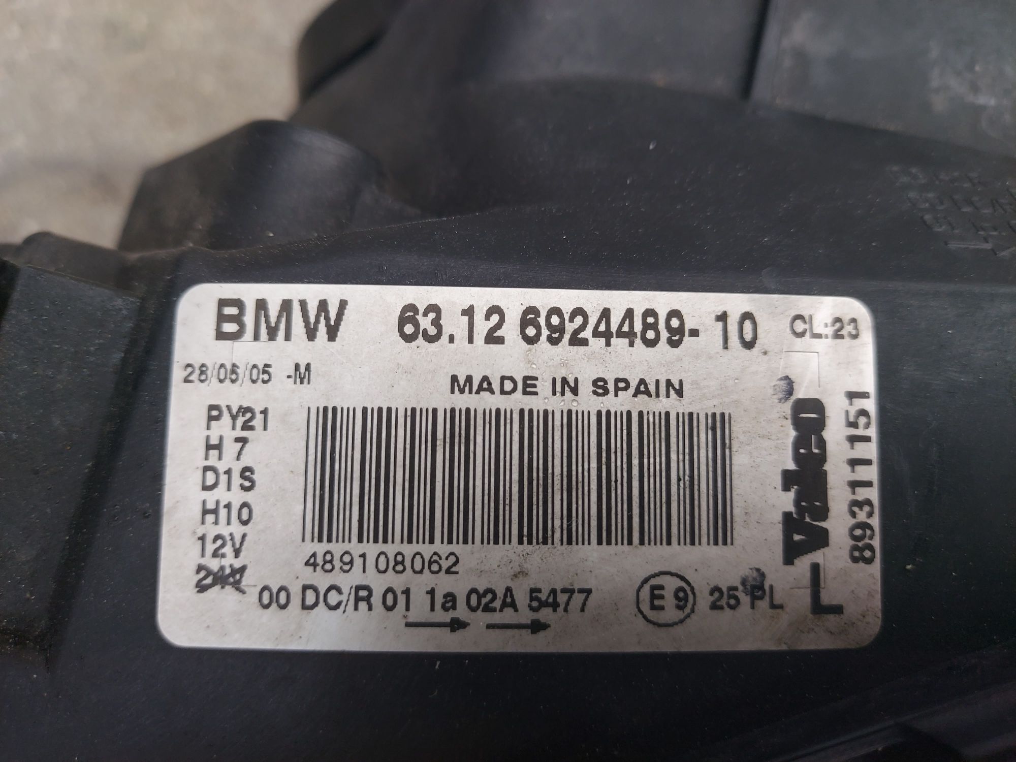 Lampa reflektor BMW E81 E82 E87 E88 przed liftem xenon prawa lewa EU