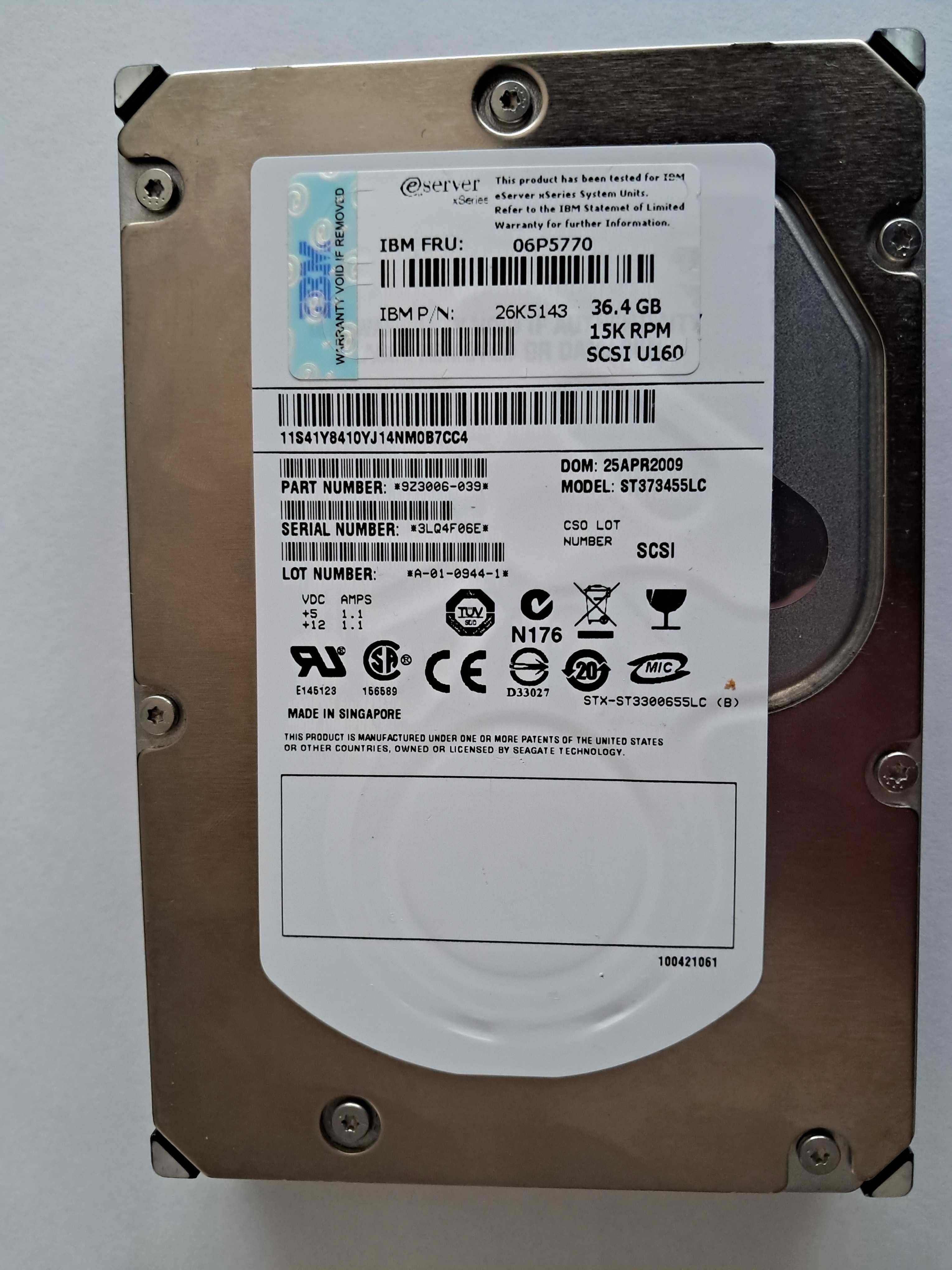 Dysk IBM 06P5770 HDD