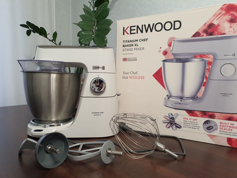 Кухонна машина Kenwood KVL 65.001 WH Titanium Chef Baker XL