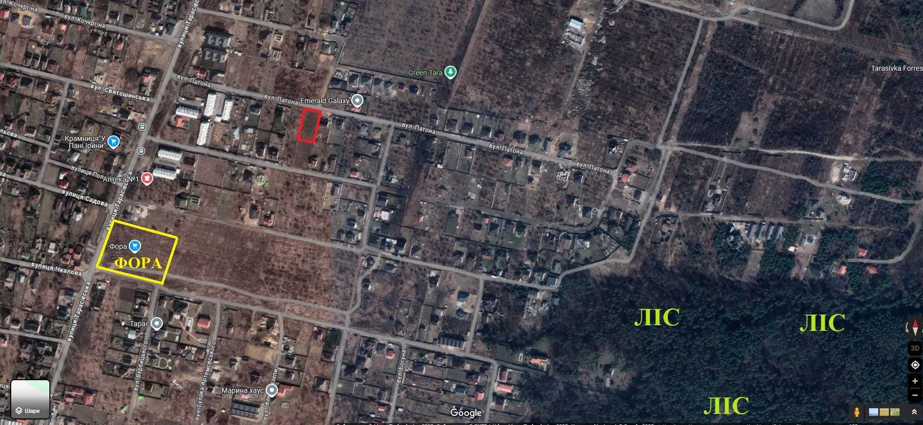 с. Нове, вул. Патона, 12.50 соток, 25м фасад, асфальт, газ по вулиці