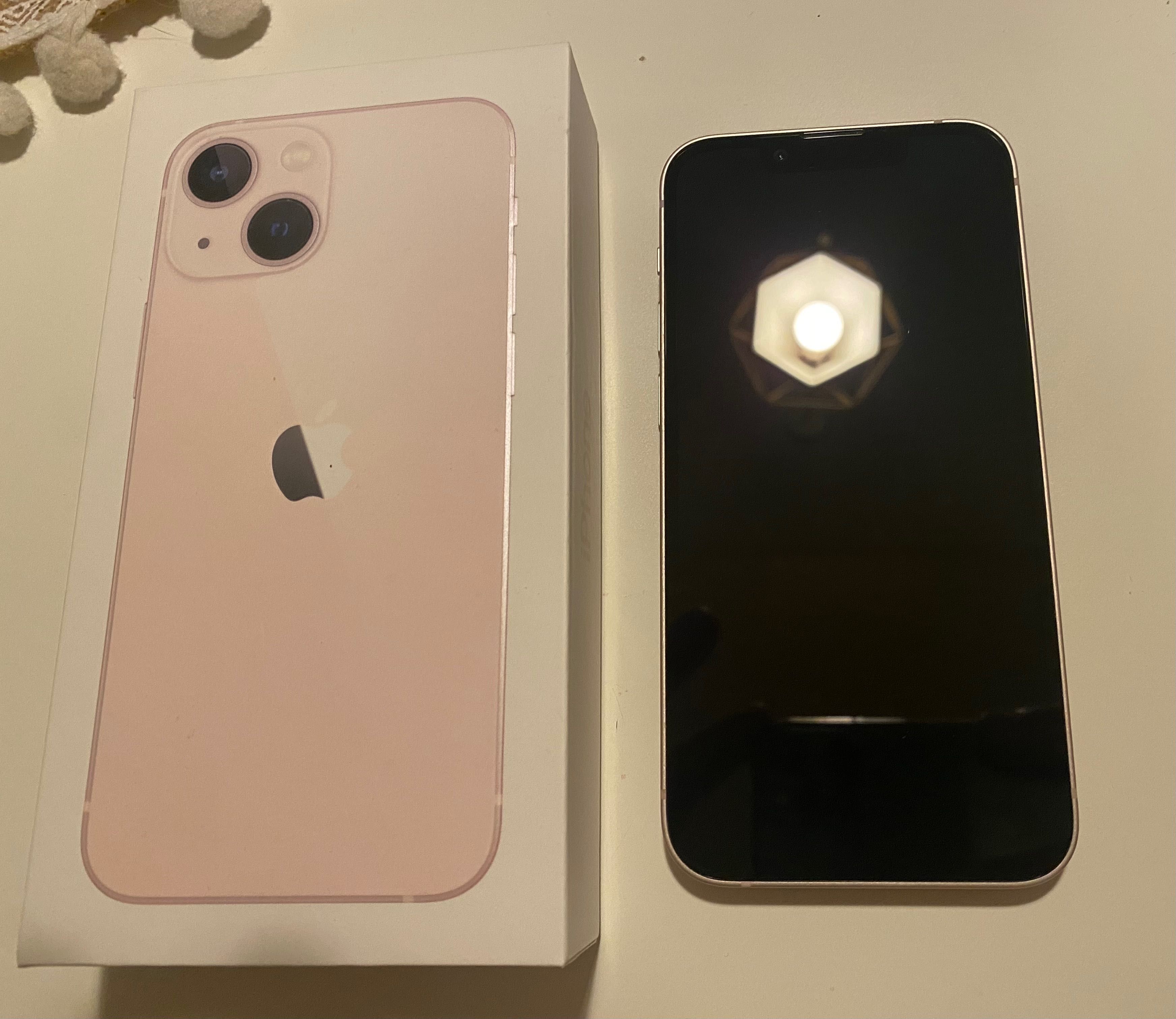 iPhone 13 mini różowy, stan perfekcyjny