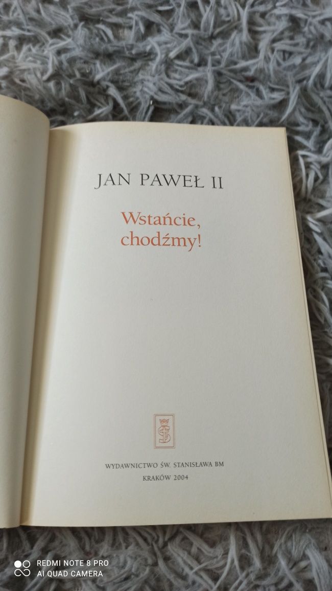 Książka Jan Pawel II Wstańcie, chodźmy!